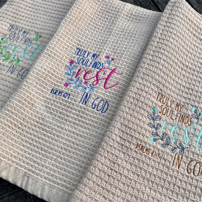 Embroidered Tea Towels