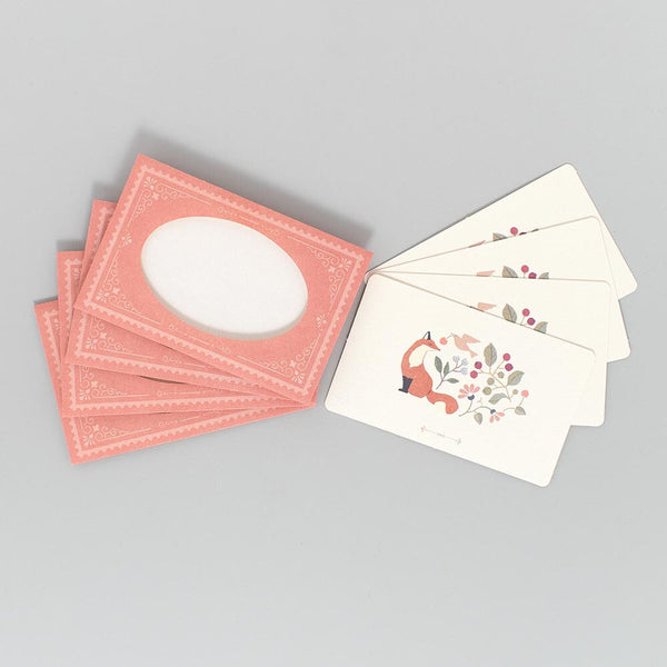 European Antique Markets (Antik Piac) Green Greeting Cards by NB Co. Japan