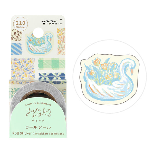 Antique - Yuru Log Roll Stickers