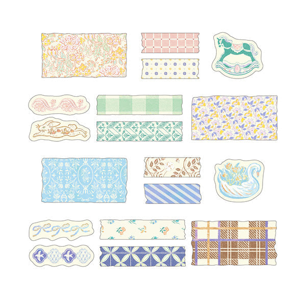 Antique - Yuru Log Roll Stickers