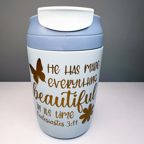 Travel Mug Bible Verse