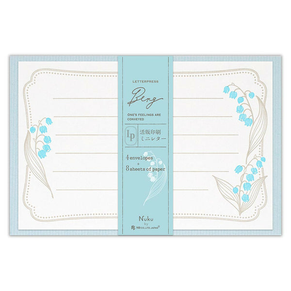 Berg Letterpress - Lily - Mini Letter Set