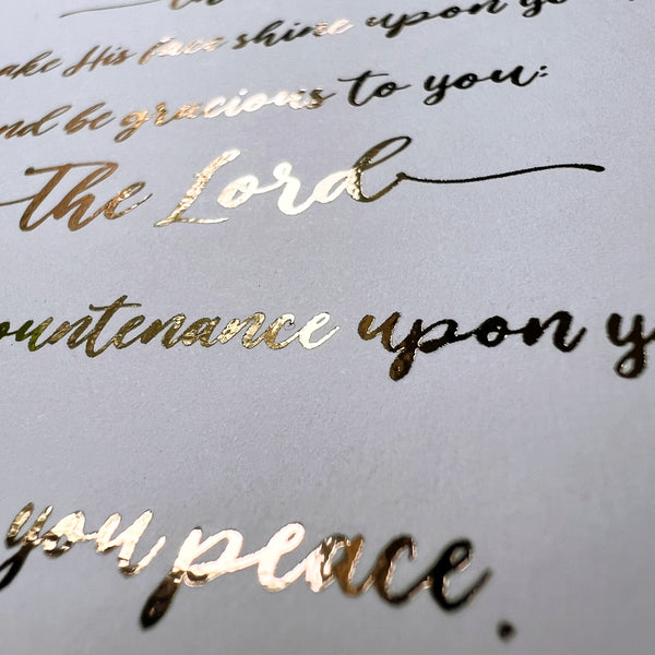 The Lord Bless you Christian Greeting Card