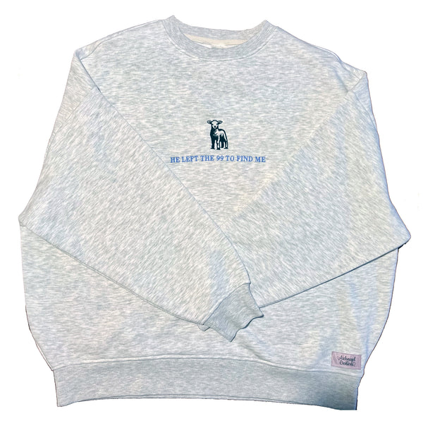 'He left the 99' Oversized Jumper (Adult)