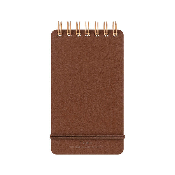 Midori - Notebook - Wire-O - A6 - Brown