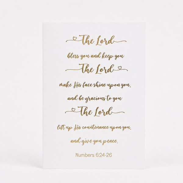 'The Lord Bless you' Greeting Card