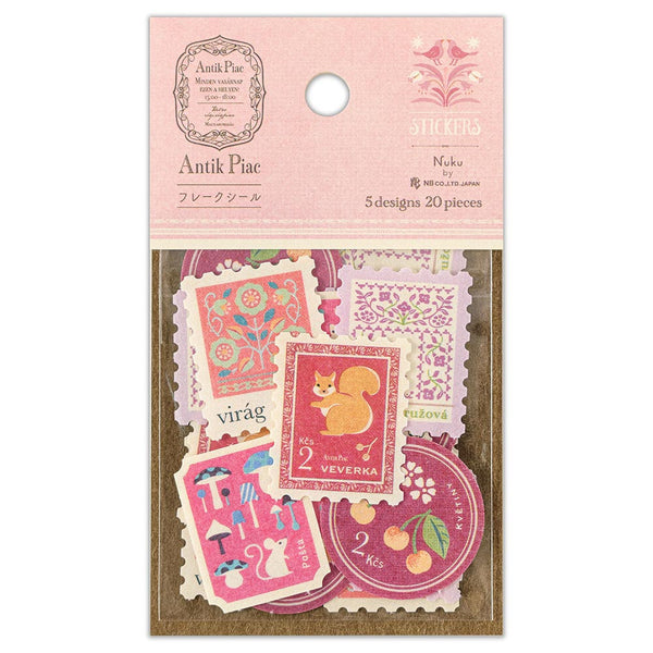 Antik Piac Flake Stickers NB Co Japan