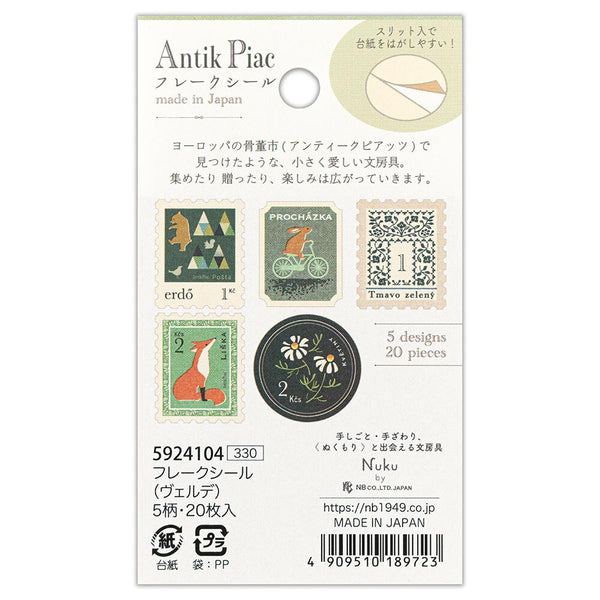 Antik Piac Flake Stickers NB Co Japan