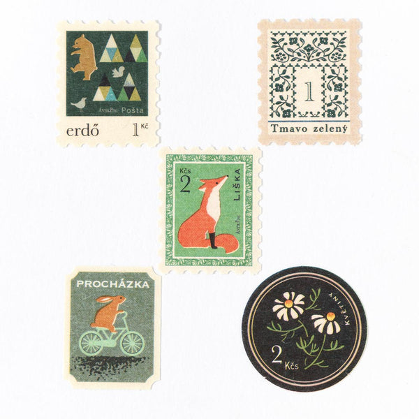 Antik Piac Flake Stickers NB Co Japan