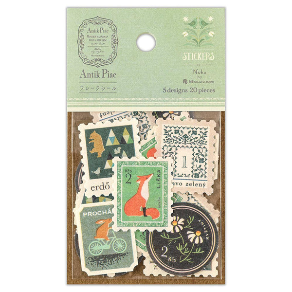 Antik Piac Flake Stickers NB Co Japan