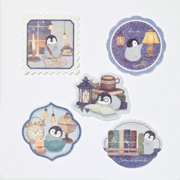 Mattari Animals Penguin Flake Stickers NB Co japan