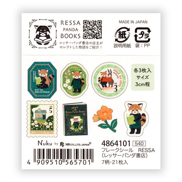 Flake Seal Stickers - Ressa - NB Co Japan