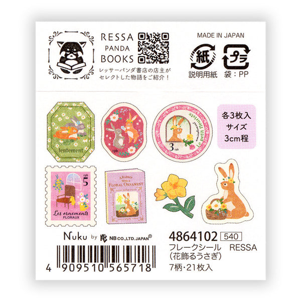 Flake Seal Stickers - Ressa - NB Co Japan