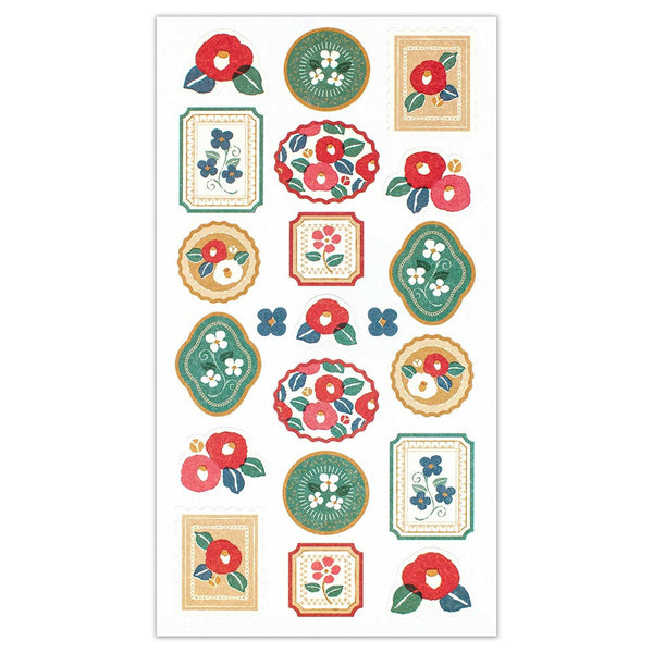 Wanowa, Camellia, Japanese Seal, Decoration
