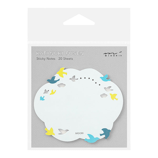 Midori Die-cut sticky notes birds