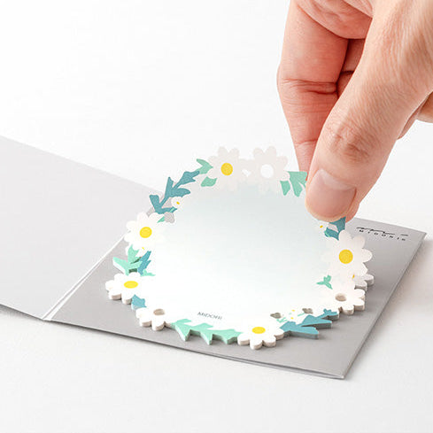 White Wreath - Die-Cut Sticky Notes