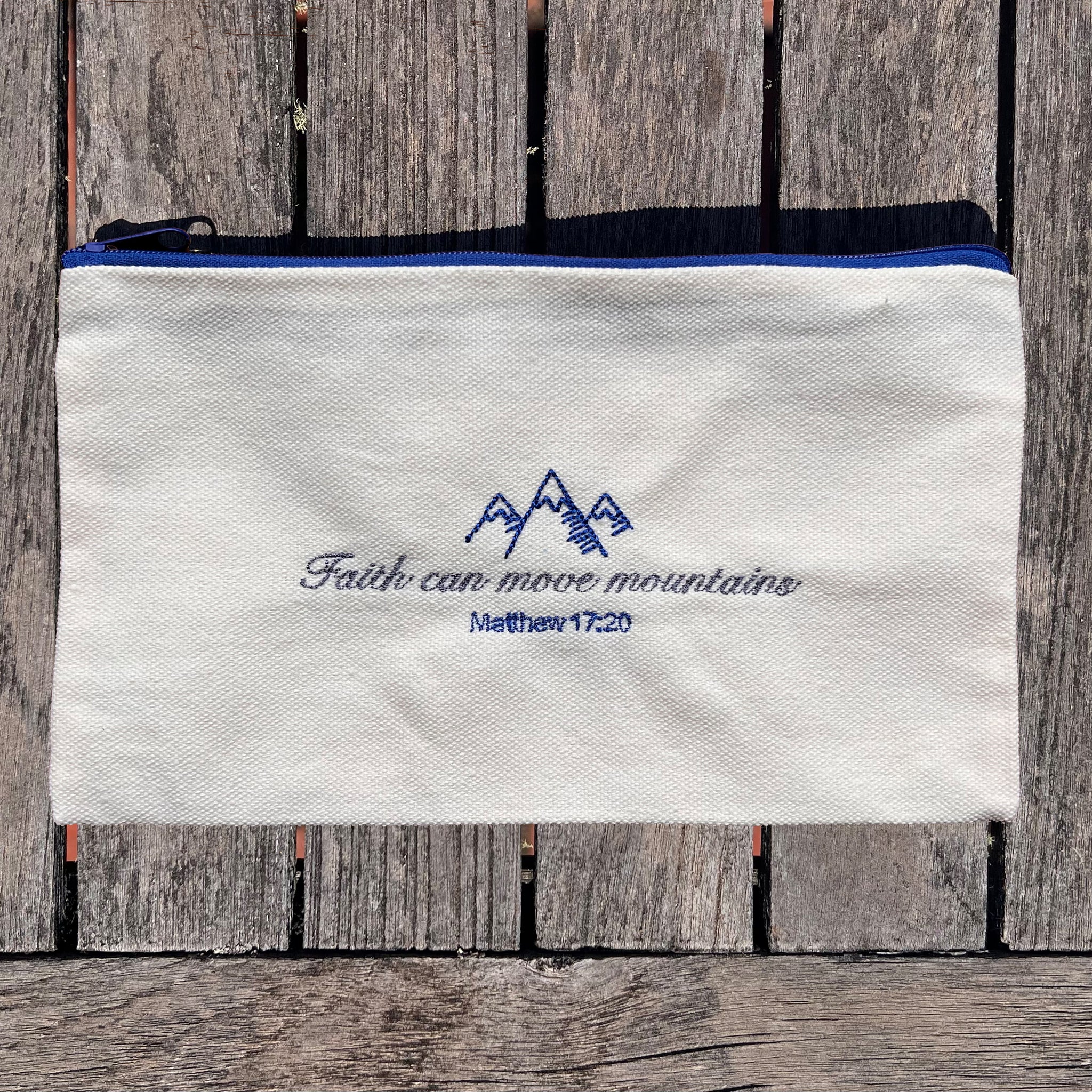 'Faith' Canvas Pouch