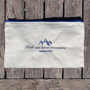 'Faith' Canvas Pouch