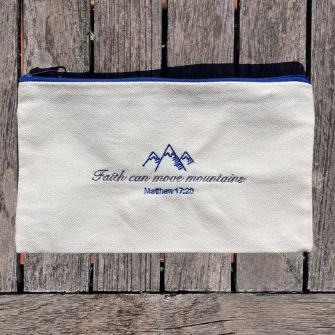 'Faith' Canvas Pouch
