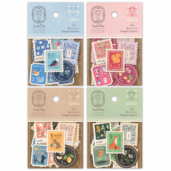 Flake Seal Stickers - Antique Markets - NB Co Japan