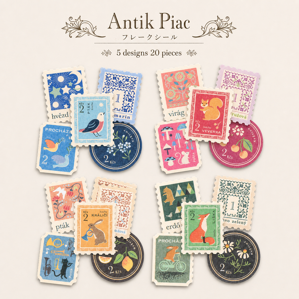 Flake Seal Stickers - Antique Markets - NB Co Japan