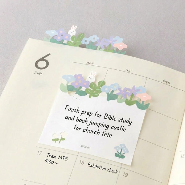 Flower Garden - Die-Cut Sticky Notes