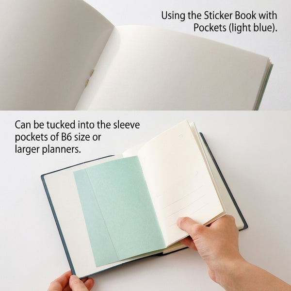 Peelable Sticker Book - Light Blue