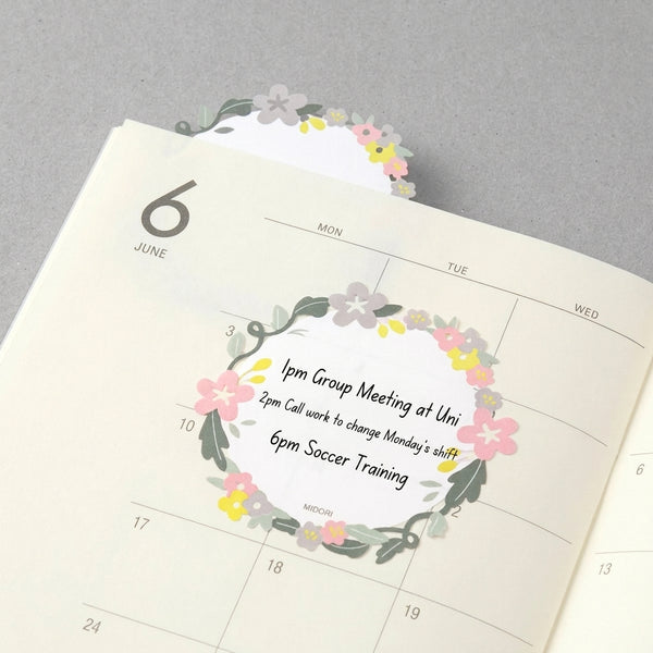 Wreath - Die-Cut Sticky Notes