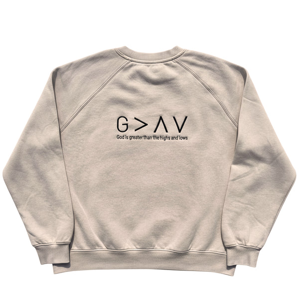 God is greater than the highs and lows jumper