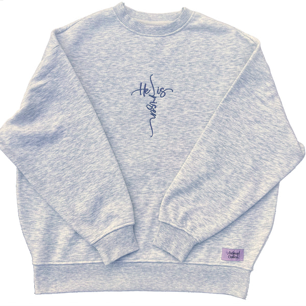 'He is Risen' Oversized Jumper (Adult)