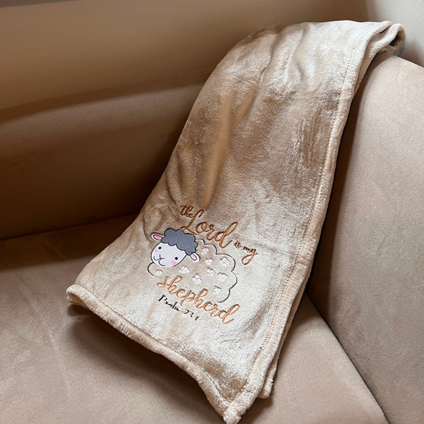 'The Lord is my Shepherd' Throw Rug