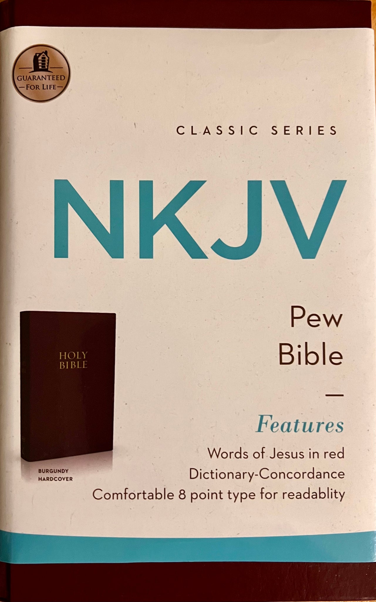 NKJV Bible - Pew Bible - Hardcover (Red)