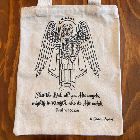 Archangel Michael Mini Tote Bag