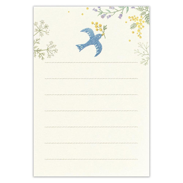 NB Co Japan letter set dove