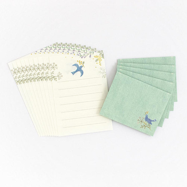 NB Co Japan letter set dove