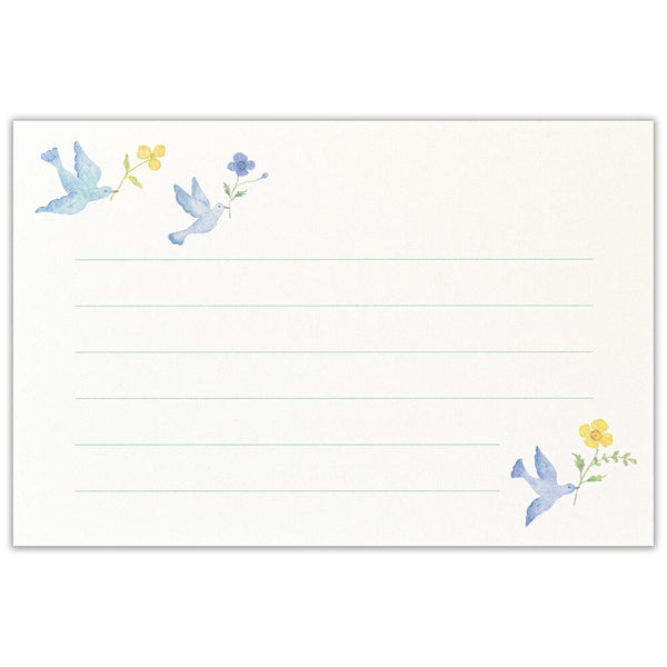 Michikusa Dove "Van" Mini Letter Set by NB Co. Japan