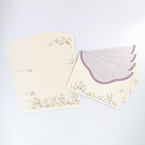 NB Japan - Letter Set - Awairo - Flower Garden