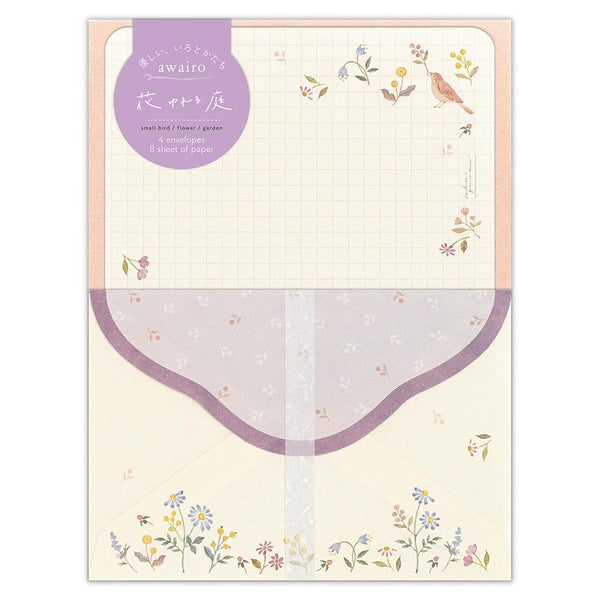 NB Japan - Letter Set - Awairo - Flower Garden