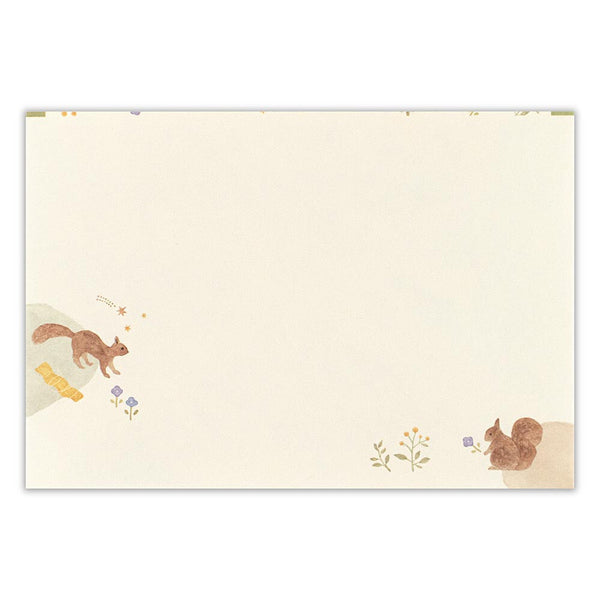 NB Japan - Letter Set - Awairo - Squirrel & Fox