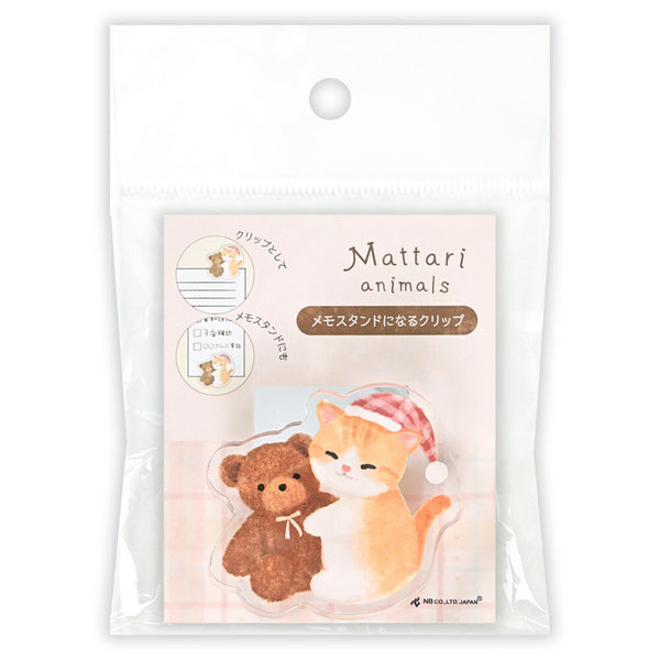 Mattari Animals (Mazari Animals) Clip 2-way by NB Co. Japan
