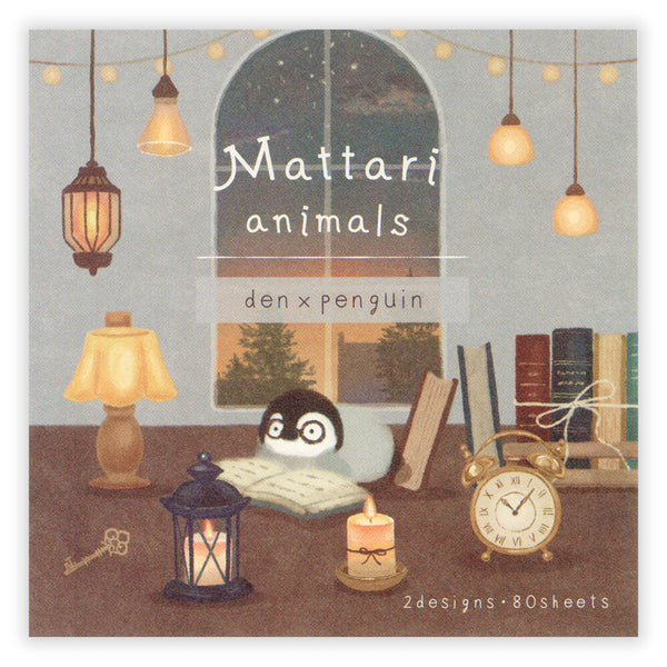 Mattari Animals Penguin Memo Pad NB CO Japan