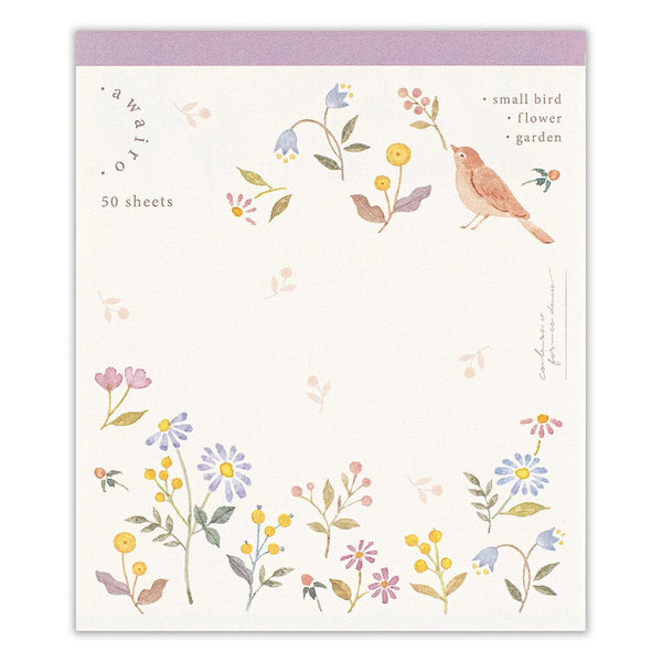 NB Japan  Memo Pad - Awairo - Flower Garden