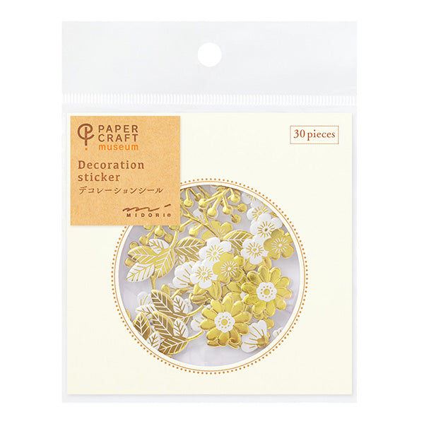 Midori Stickers gold foil