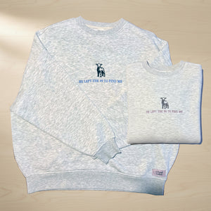 'He left the 99' Oversized Jumper (Adult)