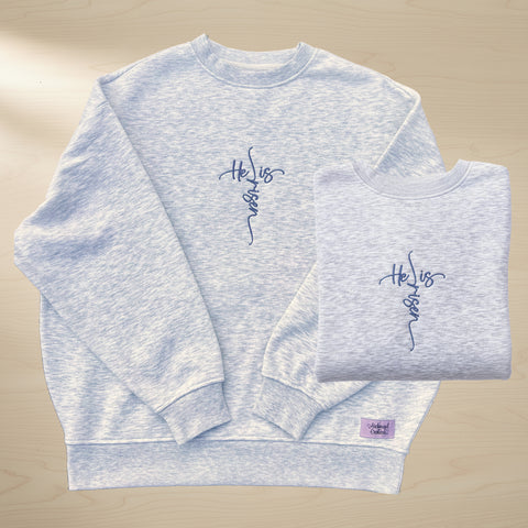 'He is Risen' Oversized Jumper (Adult)