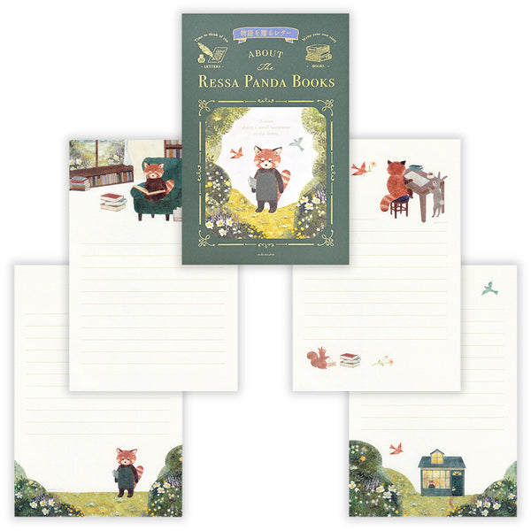 Ressa Red Panda Writing Paper Set by NB Co. Japan