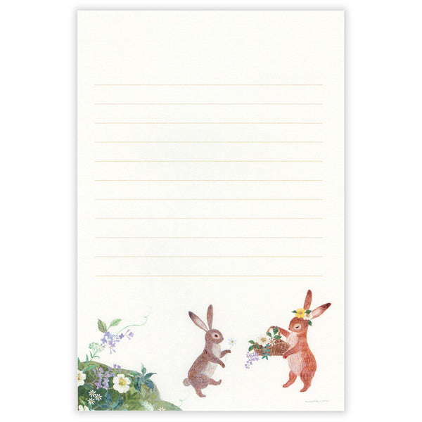Ressa Rabbit Writing Paper Set by NB Co. Japan