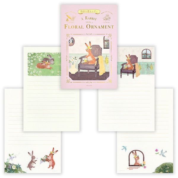 Ressa Rabbit Writing Paper Set by NB Co. Japan