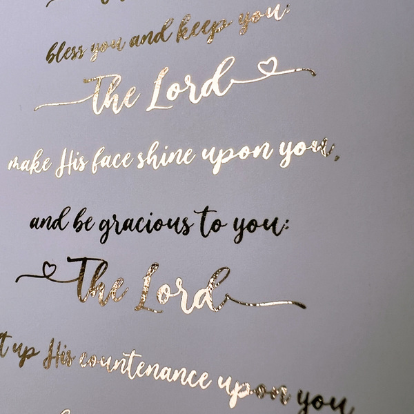 The Lord Bless you Christian Greeting Card