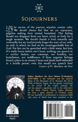 Sojourners: Monastic Letters and Spiritual Teachings from the Desert - Father Matthew the Poor